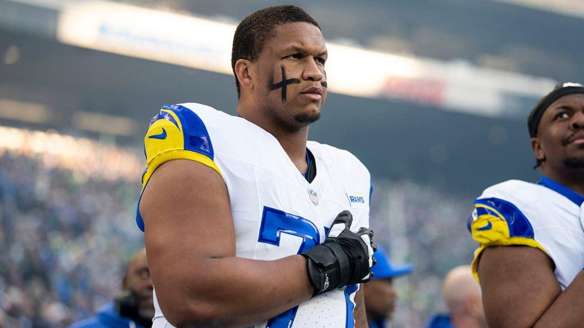 fa44f132-1cca-4eb7-92f8-a8242cb52271 Rams Tackle Alaric Jackson’s Suspension Reduced to One Game